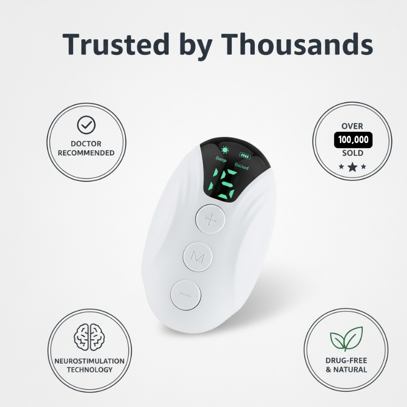 Lunivera™ Relaxation & Sleep Aid Microcurrent Pulse Device