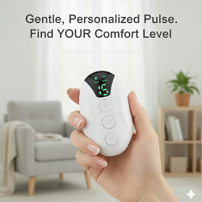 Lunivera™ Relaxation & Sleep Aid Microcurrent Pulse Device